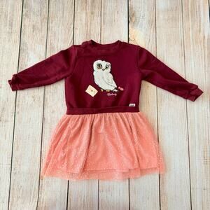 NWOT Girls 3/4T H&M HARRY POTTER Printed Tulle Sweater Dress